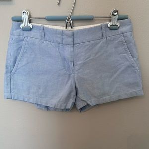 J crew chambray shorts
